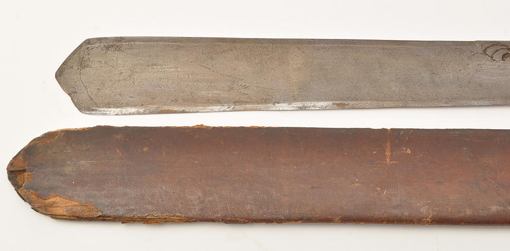 A 19th Century North Indian Khanda sword, the 74cms (29in. - Image 7 of 28