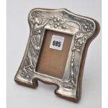 An Edwardian silver photograph frame, by Charles S. Green & Co.