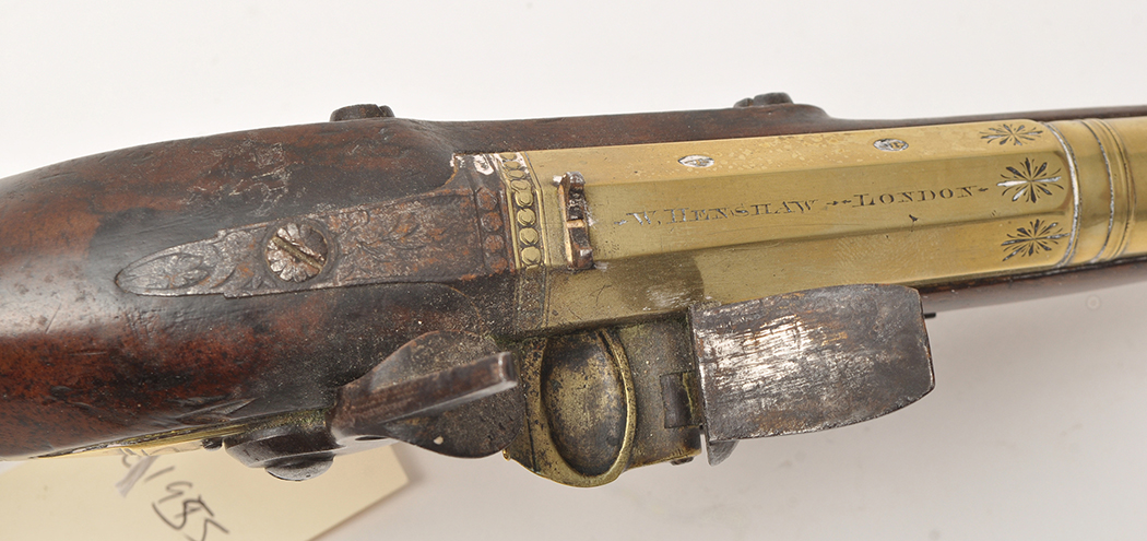 A late 18th Century flintlock pistol, by H. - Image 5 of 7