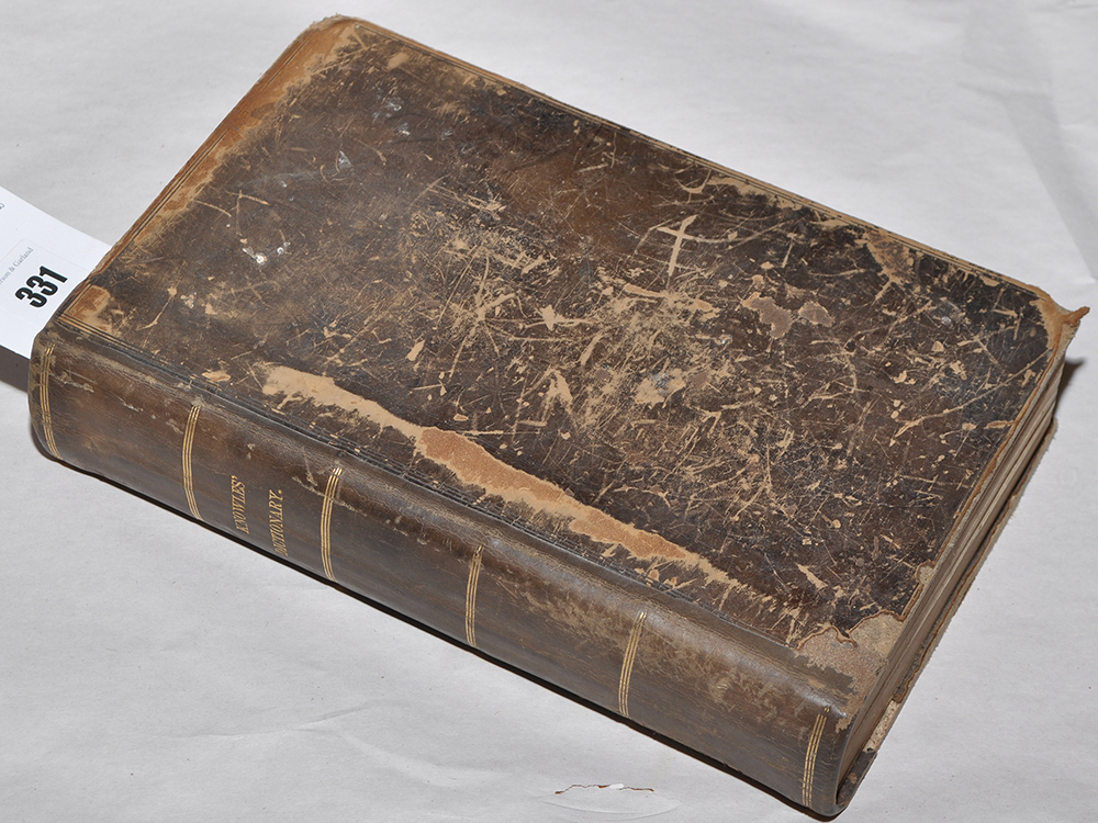 Knowles (James) A Pronouncing and Explanatory Dictionary, 8vo, calf-backed boards, 1835.