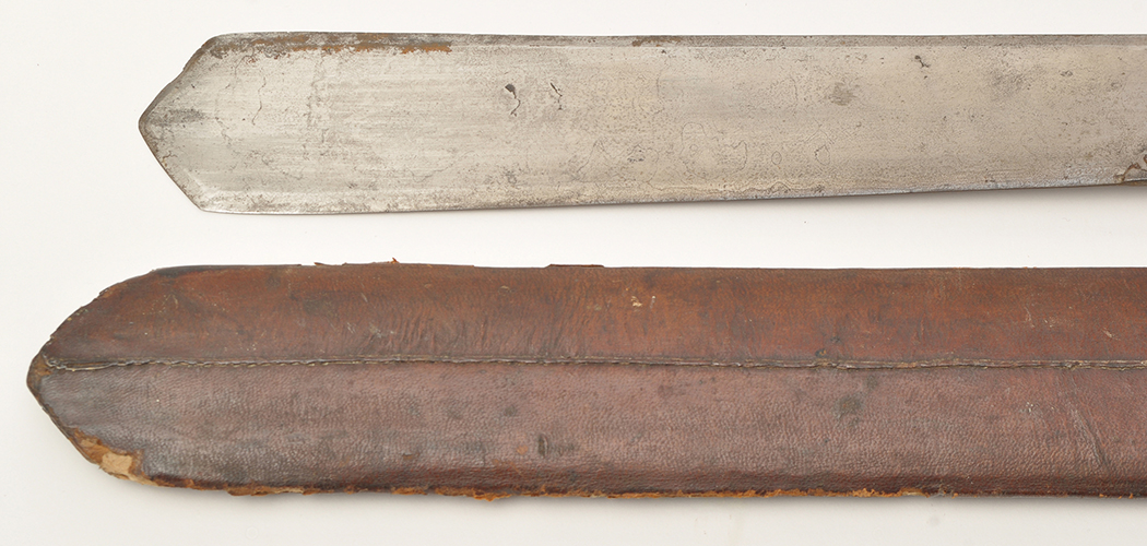 A 19th Century North Indian Khanda sword, the 74cms (29in. - Image 6 of 28