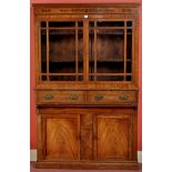 An early 19th Century and later mahogany cabinet,