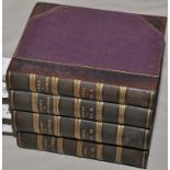 Baines (Edward) History of the County Palatine and Duchy of Lancaster, 4 vol, 4to, half leather,