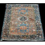 A Heriz rug,