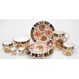 Royal Crown Derby part breakfast service, comprising: twelve breakfast plates, twelve side plates,