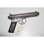 Accles & Shelvoke Ltd., Birmingham, "The Warrior" .22 calibre slide action air pistol (.