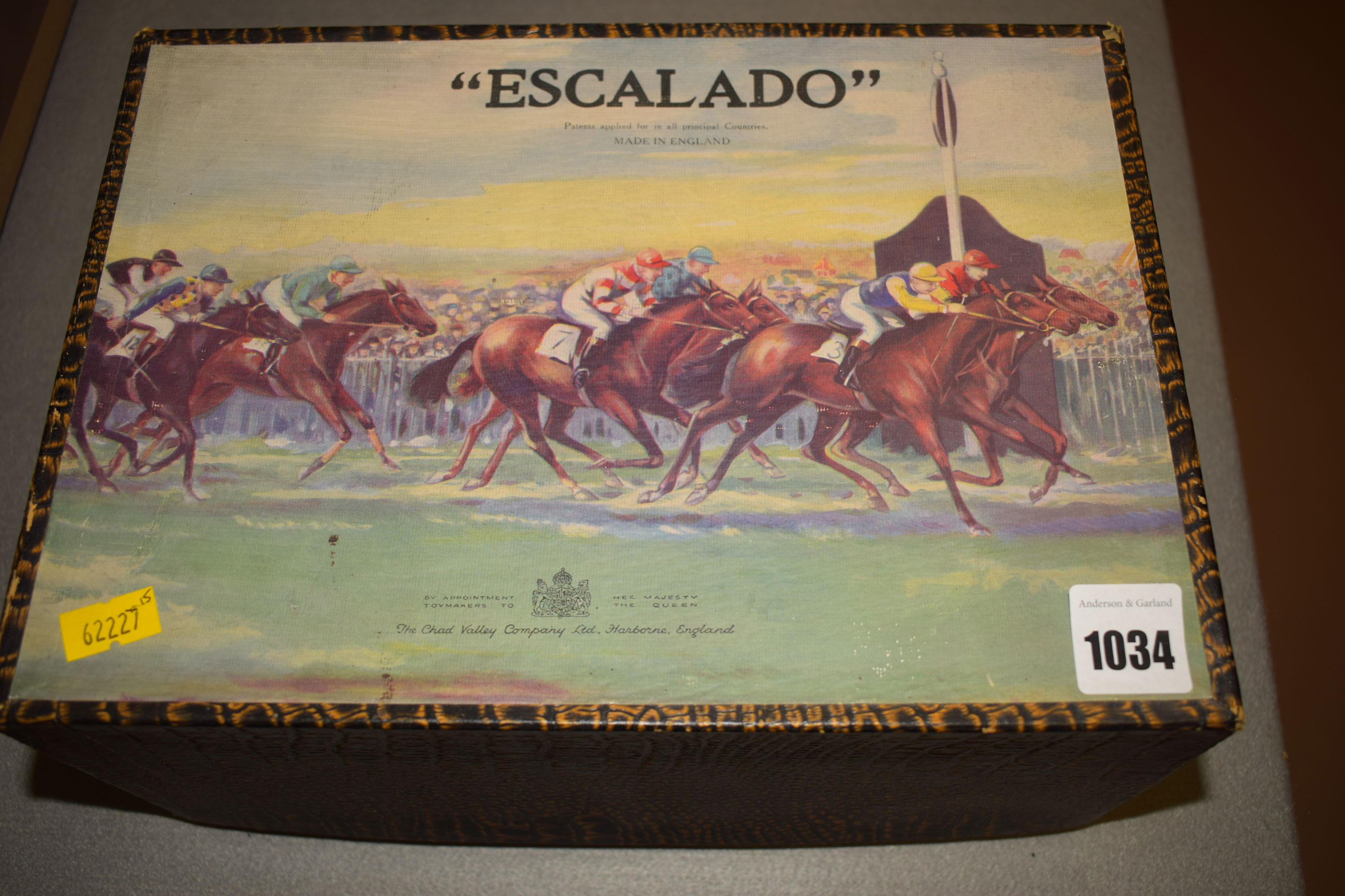 Chad Valley 'Escalado' horse racing game, in original box.