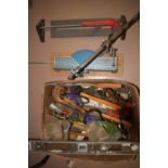 A collection of miscellaneous hand tools,