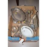 A collection of miscellaneous EPNS and other metalware,