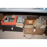 A collection of radio parts,