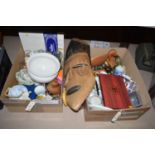 Two boxes of sundry items,