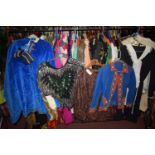 Theatre costume for men and women - of various styles, to include: jackets; shirts; dresses; etc.