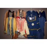 Theatre costumes, to include: Medieval style tunics; jackets; and dresses .