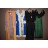 Theatre costumes of different styles,