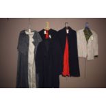 Theatre costumes, to include: three capes; a Briggs Jones & Gibson Ltd.