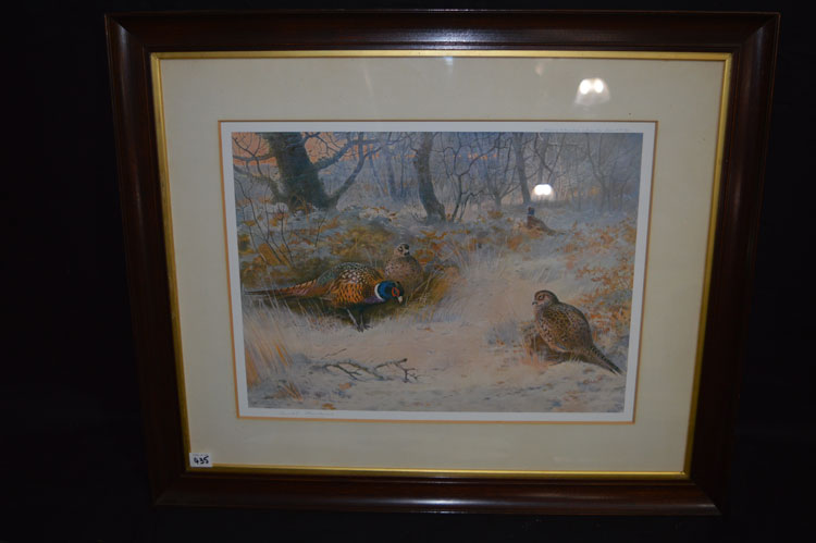 Signed colour prints, after Archibald Thorburn - "Pheasants" and "Partridge", published by A. - Image 2 of 2