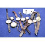 A quantity of ladies and gents wrist watches by Lorus, Newmark and others.