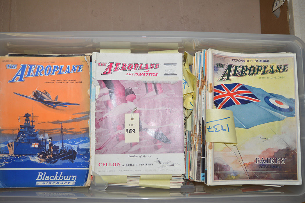 The Airplane Magazines dating from 1930's to the 1960's.