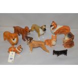 Beswick figures of dogs,