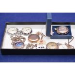A quantity of pocket watches by Rojas, Sekonda, Services, H.