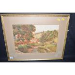 A watercolour, by Harry James Sticks - "Allenheads", signed.