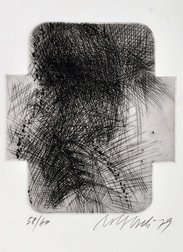 Rolf Iseli Untitled 1979 Signed in pencil Drypoint etchings individually numbered from an Edition - Image 11 of 14