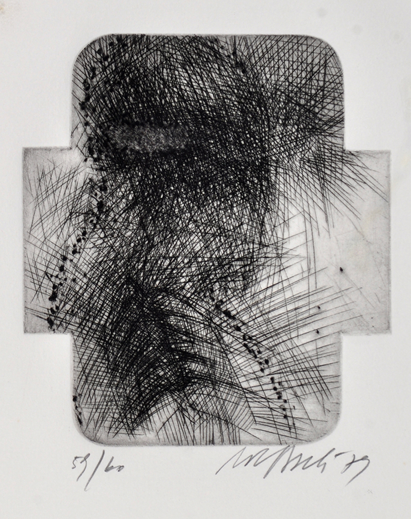 Rolf Iseli Untitled 1979 Signed in pencil Drypoint etchings individually numbered from an Edition - Image 9 of 14