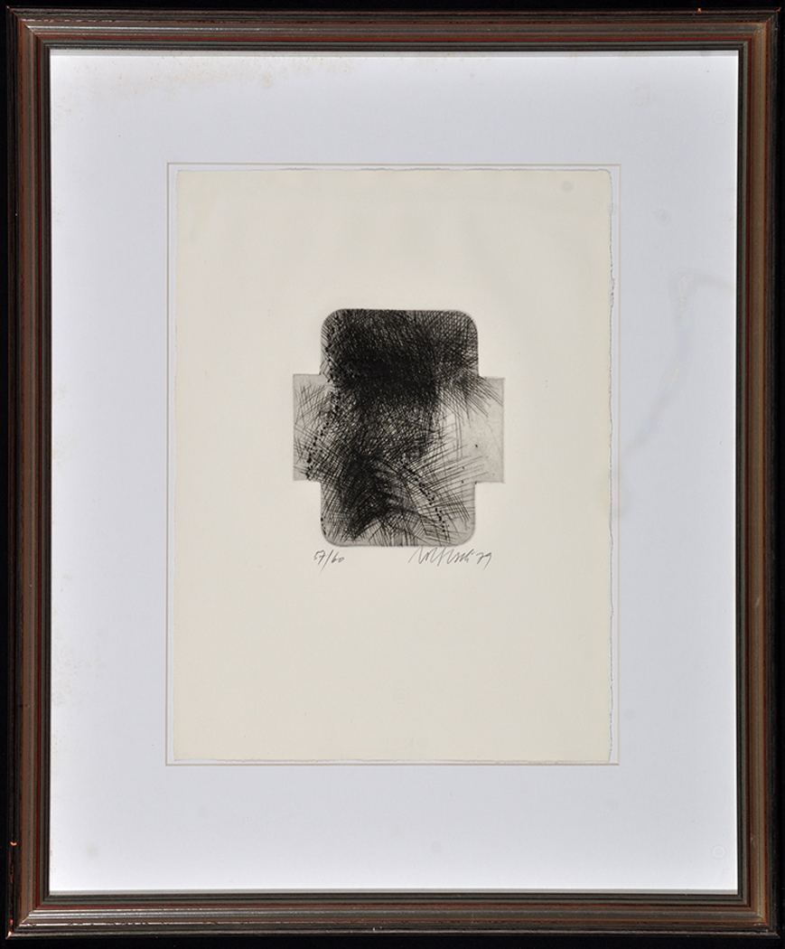 Rolf Iseli Untitled 1979 Signed in pencil Drypoint etchings individually numbered from an Edition - Image 6 of 14