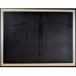 Walter Navratil "Schwarze Kereuzigung" 1980 Signed and dated verso Oil on canvas 180 x