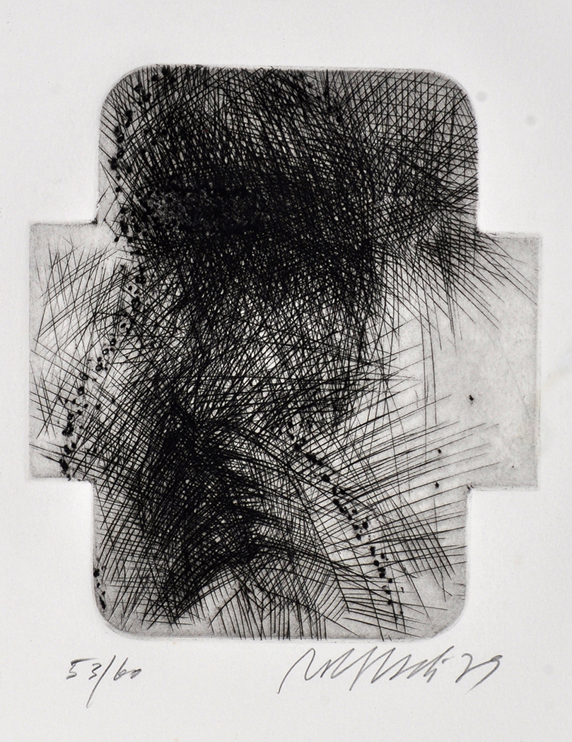 Rolf Iseli Untitled 1979 Signed in pencil Drypoint etchings individually numbered from an Edition - Image 5 of 14