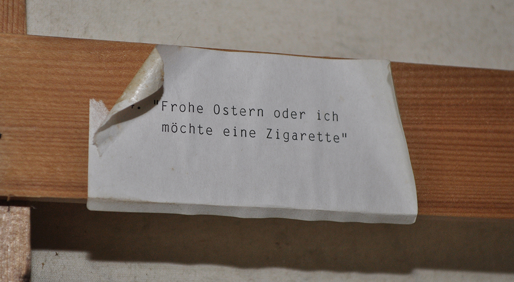 Wolfgang Hueber "Frohe Osternoder Ich mochte eine Zigarette" 1988 Signed and dated "No. - Image 10 of 11