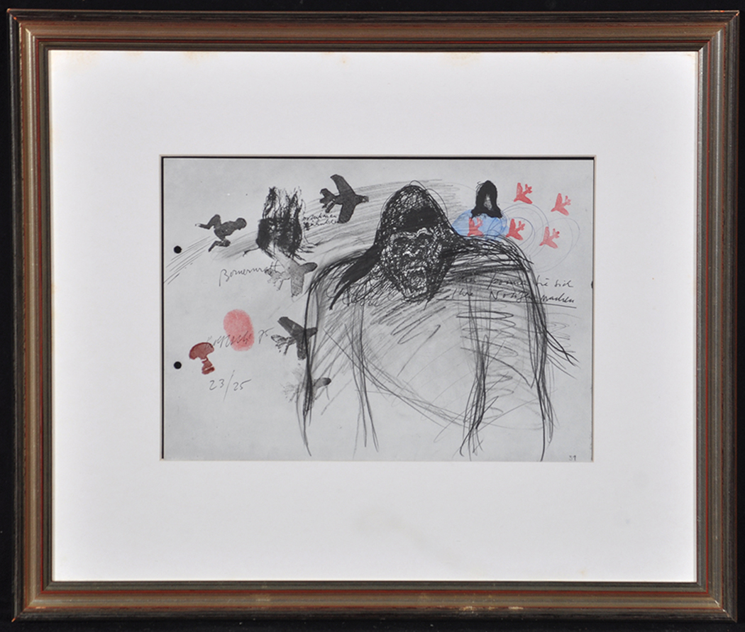 Rolf Iseli "King Kong" 1975 Photolithograph 42 x 50cm Individually numbered from an Edition limited