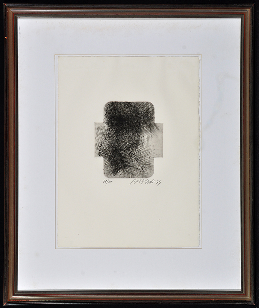 Rolf Iseli Untitled 1979 Signed in pencil Drypoint etchings individually numbered from an Edition - Image 10 of 14