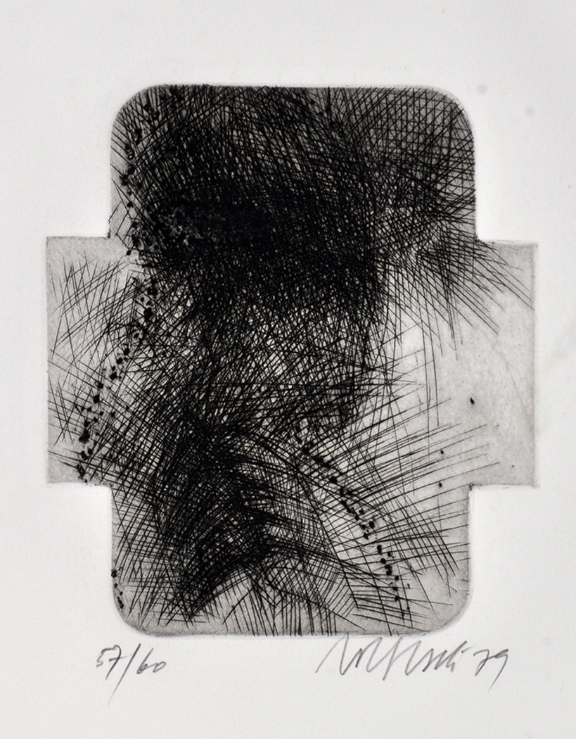 Rolf Iseli Untitled 1979 Signed in pencil Drypoint etchings individually numbered from an Edition - Image 7 of 14