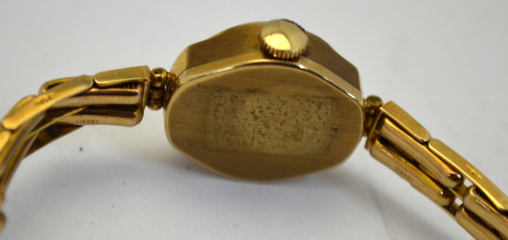 A lady's Rotary 9ct gold wristwatch with - Image 3 of 3