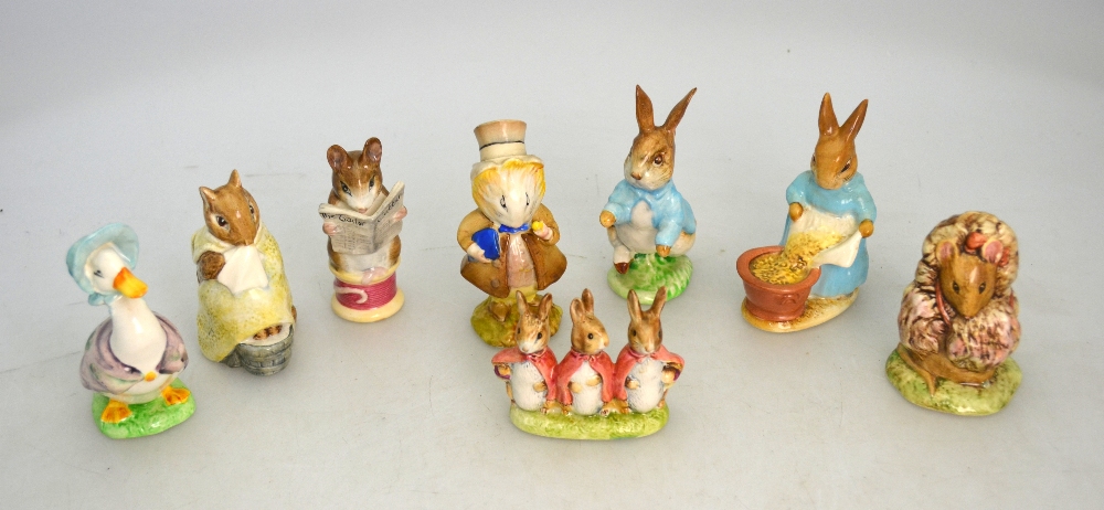 Eight Beswick Beatrix Potter figures, br