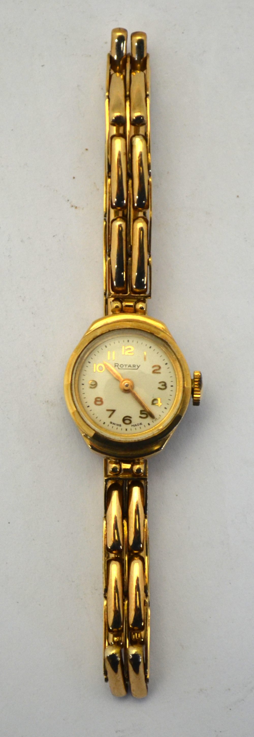 A lady's Rotary 9ct gold wristwatch with - Image 2 of 3