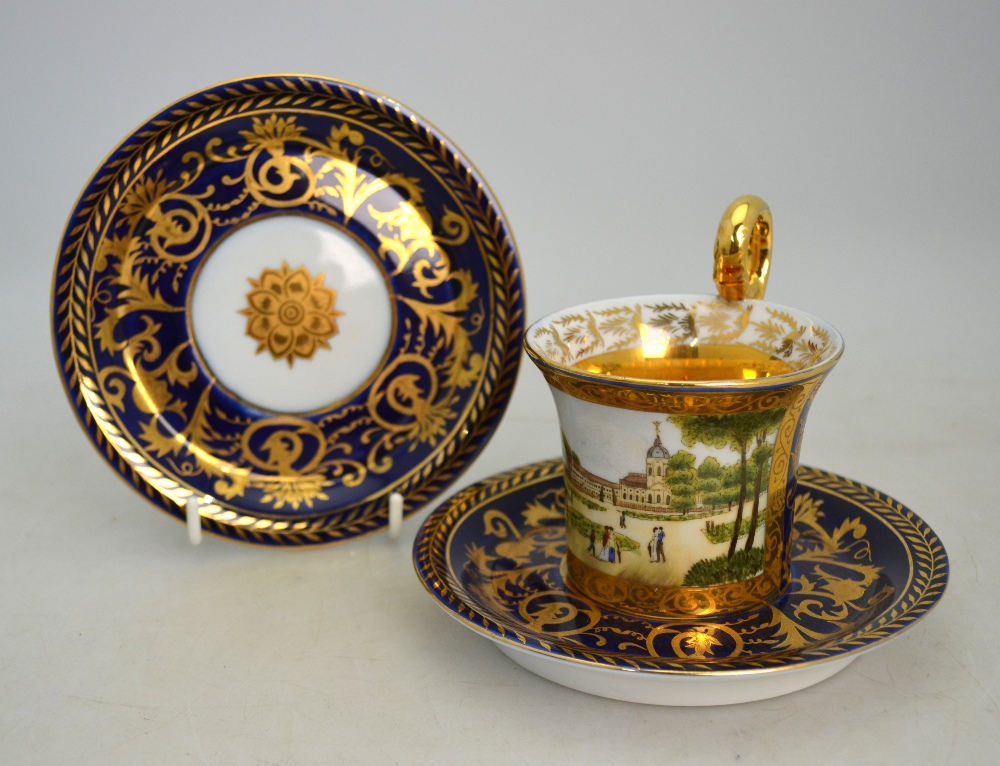 A regal tete a tete porcelain set with g - Image 8 of 11