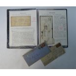 Maritime Postal History - an album of 19th century covers including West Indian Mail, 1834 Jamaica