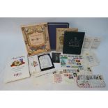 Various postage stamps, first day covers and related matter,