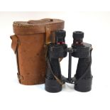A pair of WW2 military binoculars - Bino Prism No.