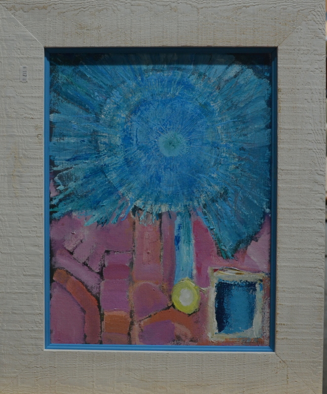 Evelina Ribeiro Craven - 'Eucharistic flower', oil on board, signed and dated 1959 lower right, 41 x - Image 2 of 4