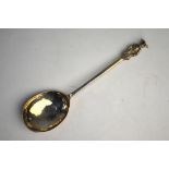 WITHDRAWN A George III silver Apostle spoon with seal-top, George Smith,