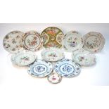 Eleven items of Chinese Export Porcelain,
