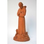 A pottery model of St Francis of Assisi, 30.