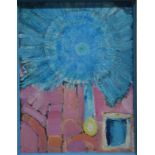 Evelina Ribeiro Craven - 'Eucharistic flower', oil on board, signed and dated 1959 lower right, 41 x