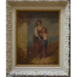 Manner of Morland - Mother and child, oi