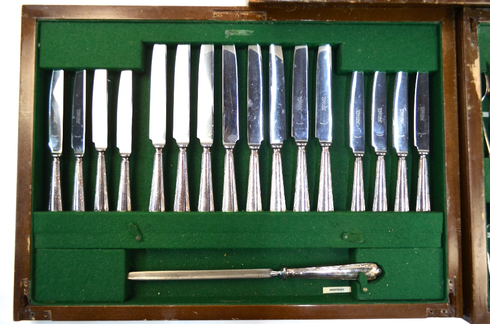 An 83-piece part set of electroplated fl