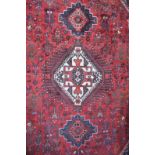 A South West Persian Shiraz rug, the cen