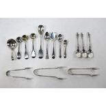 A George III silver bright-cut caddy spoon with circular bowl, George Burrows, London 1800,